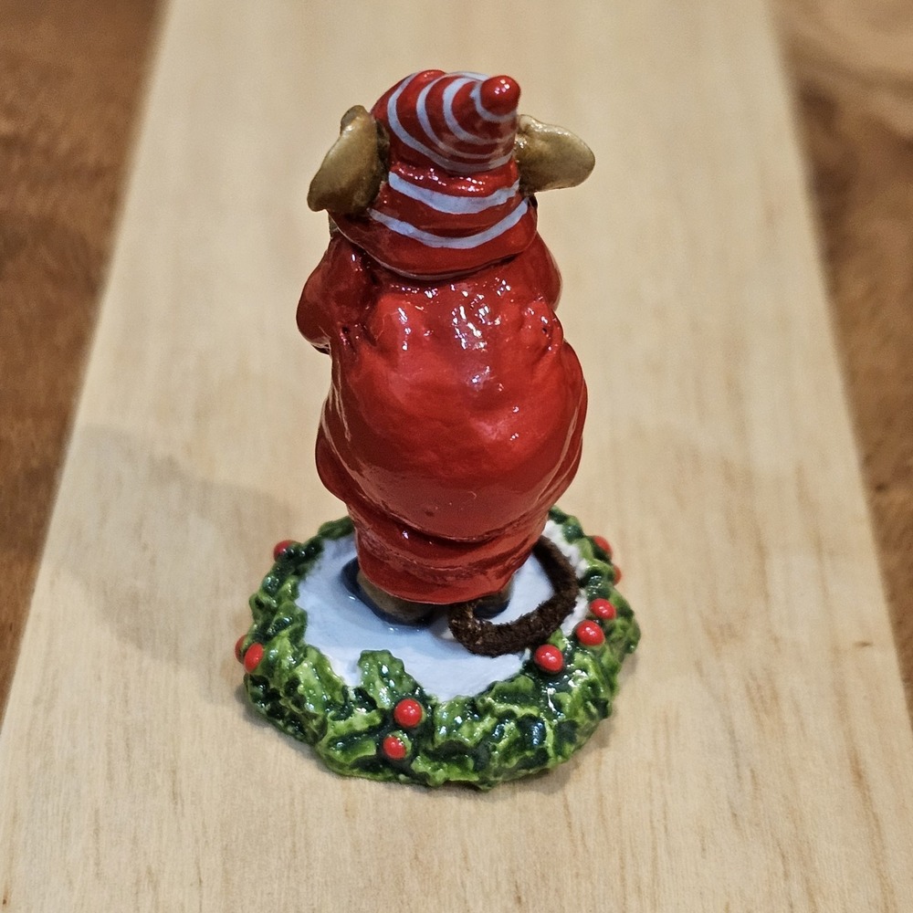 Wee Forest Folk CC-1 Scrooge Christmas Carol Retired Signed AP, No WFF Box 1987 - Picture 6 of 13